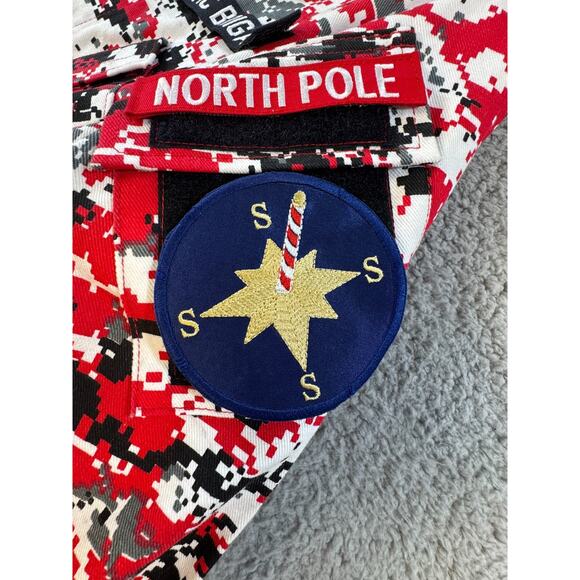 Mens Santa Digi Camo Custom Made Suit Jacket Pants Hat Suspenders - Picture 11 of 16